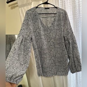 SHEIN XL Puffy Sleeve Shirt